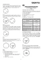 Preview for 17 page of VERTO 15G751 Instruction Manual