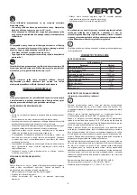 Предварительный просмотр 9 страницы VERTO 429840 Manual