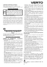 Preview for 15 page of VERTO 50G017 Translation Of The Original Instructions