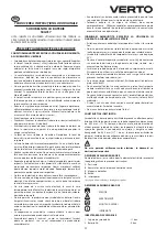 Preview for 17 page of VERTO 50G017 Translation Of The Original Instructions