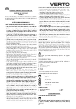 Preview for 33 page of VERTO 50G017 Translation Of The Original Instructions