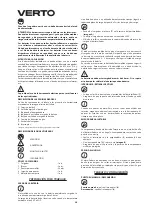 Preview for 50 page of VERTO 50G137 Manual