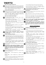 Предварительный просмотр 8 страницы VERTO 50G272 Instruction Manual