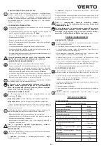 Предварительный просмотр 29 страницы VERTO 50G272 Instruction Manual