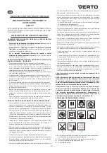 Предварительный просмотр 31 страницы VERTO 50G272 Instruction Manual