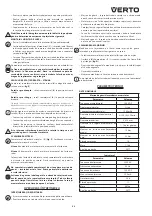 Предварительный просмотр 33 страницы VERTO 50G272 Instruction Manual