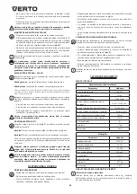 Предварительный просмотр 40 страницы VERTO 50G272 Instruction Manual