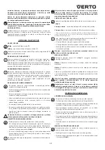 Предварительный просмотр 43 страницы VERTO 50G272 Instruction Manual