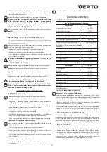 Предварительный просмотр 47 страницы VERTO 50G272 Instruction Manual