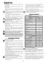 Предварительный просмотр 58 страницы VERTO 50G272 Instruction Manual