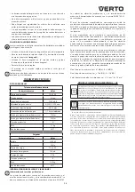 Предварительный просмотр 73 страницы VERTO 50G272 Instruction Manual