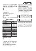 Preview for 9 page of VERTO 50G277 Instruction Manual