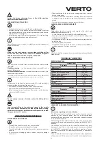 Preview for 13 page of VERTO 50G277 Instruction Manual