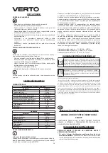 Preview for 36 page of VERTO 50G277 Instruction Manual