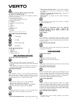 Preview for 38 page of VERTO 50G277 Instruction Manual