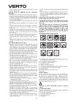 Preview for 62 page of VERTO 50G277 Instruction Manual