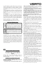 Preview for 69 page of VERTO 50G277 Instruction Manual