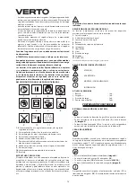 Preview for 70 page of VERTO 50G277 Instruction Manual