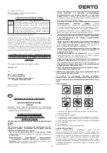 Предварительный просмотр 15 страницы VERTO 50G369 Manual