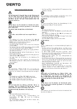 Preview for 22 page of VERTO 50G491 Instruction Manual