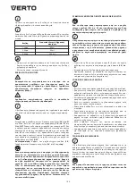 Preview for 100 page of VERTO 50G491 Instruction Manual