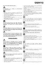 Preview for 101 page of VERTO 50G491 Instruction Manual