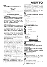 Preview for 27 page of VERTO 51G014 Instruction Manual