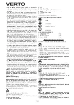 Preview for 34 page of VERTO 51G014 Instruction Manual