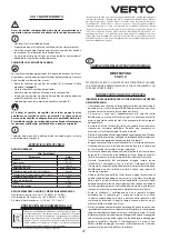 Preview for 47 page of VERTO 51G014 Instruction Manual