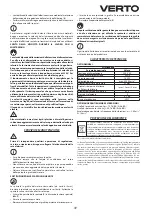 Предварительный просмотр 49 страницы VERTO 51G014 Instruction Manual