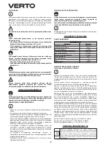 Предварительный просмотр 10 страницы VERTO 51G053 Instruction Manual