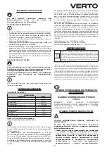 Предварительный просмотр 21 страницы VERTO 51G053 Instruction Manual