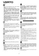 Предварительный просмотр 26 страницы VERTO 51G053 Instruction Manual