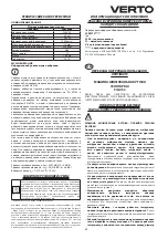 Предварительный просмотр 27 страницы VERTO 51G053 Instruction Manual