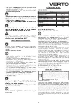 Предварительный просмотр 37 страницы VERTO 51G053 Instruction Manual