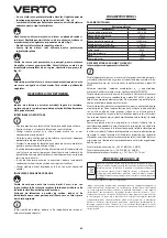 Предварительный просмотр 42 страницы VERTO 51G053 Instruction Manual