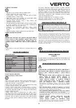 Предварительный просмотр 47 страницы VERTO 51G053 Instruction Manual