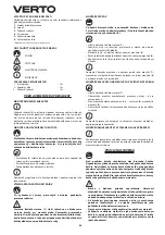 Предварительный просмотр 50 страницы VERTO 51G053 Instruction Manual