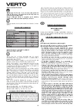 Предварительный просмотр 52 страницы VERTO 51G053 Instruction Manual