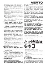 Предварительный просмотр 63 страницы VERTO 51G053 Instruction Manual