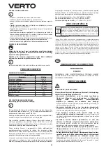 Предварительный просмотр 66 страницы VERTO 51G053 Instruction Manual