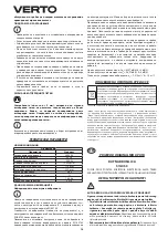 Предварительный просмотр 76 страницы VERTO 51G053 Instruction Manual