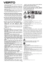 Предварительный просмотр 78 страницы VERTO 51G053 Instruction Manual