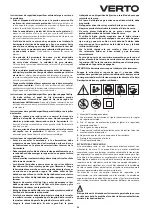 Предварительный просмотр 93 страницы VERTO 51G053 Instruction Manual