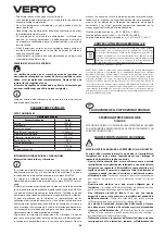 Предварительный просмотр 96 страницы VERTO 51G053 Instruction Manual