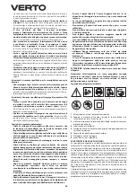 Предварительный просмотр 98 страницы VERTO 51G053 Instruction Manual