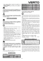 Предварительный просмотр 101 страницы VERTO 51G053 Instruction Manual