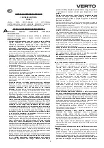 Предварительный просмотр 5 страницы VERTO 51G061 Instruction Manual