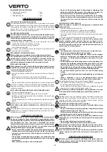 Предварительный просмотр 12 страницы VERTO 51G061 Instruction Manual