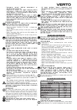 Предварительный просмотр 21 страницы VERTO 51G061 Instruction Manual